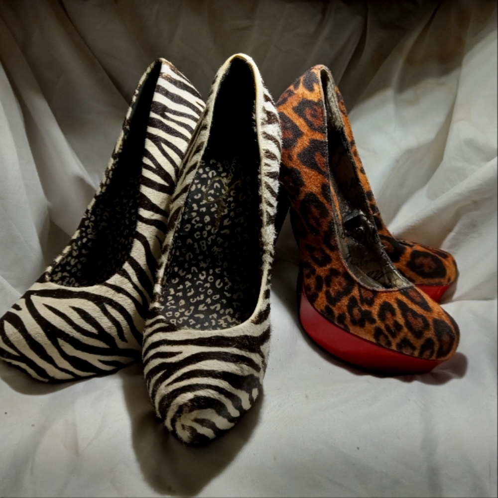 Wild collection of size 8 heels